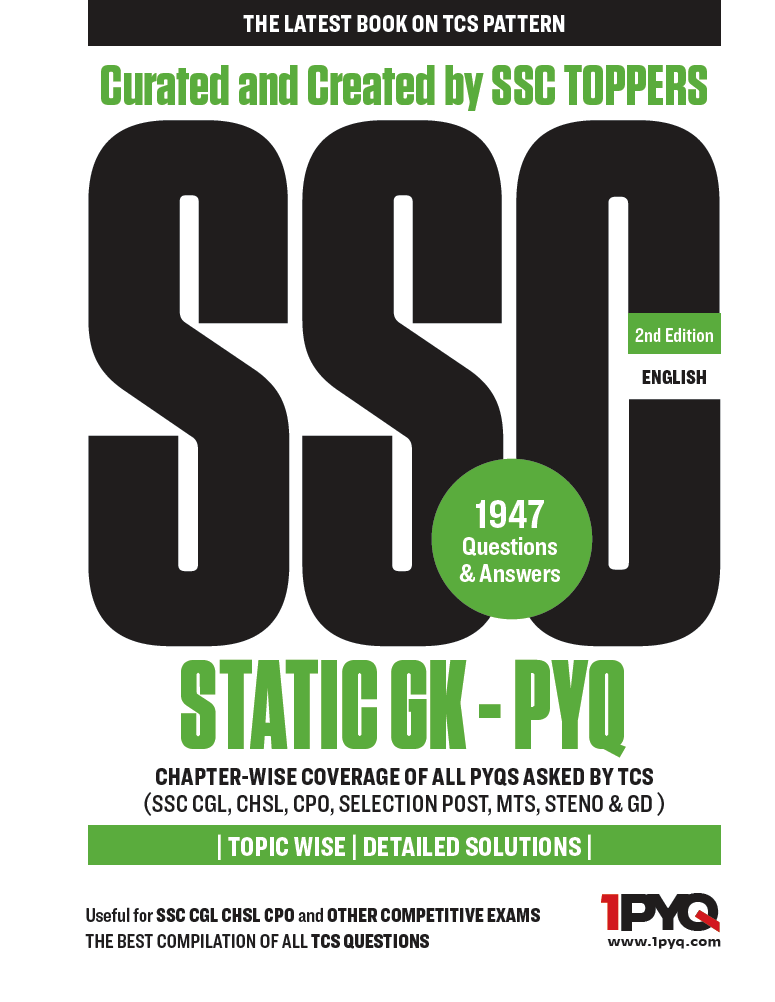 SSC STATIC GK 1947 PYQ (English Edition) 2ND EDITION