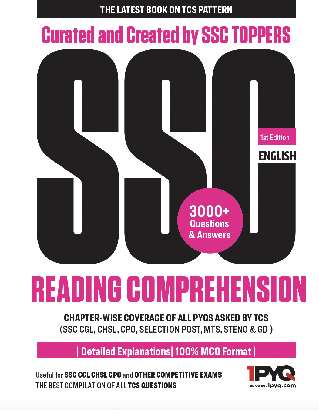 SSC English READING COMPREHENSION 3000+ PYQ